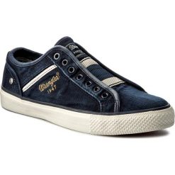 Tenisówki WRANGLER - Starry Slip On Denim WF08526NT Blue/Denim 284. Trampki męskie marki Wrangler. W wyprzedaży za 179.00 zł.