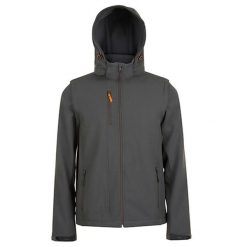 Kurtka Transformer Soft Shell Dla Dorosłych Unisex. Brązowe kurtki męskie SOL'S, m, bez wzorów, sportowe, bez ramiączek, bez kaptura. Za 424.99 zł.