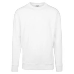 Męska Bluza Z Okrągłym Dekoltem. Białe bluzy nierozpinane męskie Urban Classics, m, bez wzorów, bez ramiączek, bez kaptura. Za 120.99 zł.