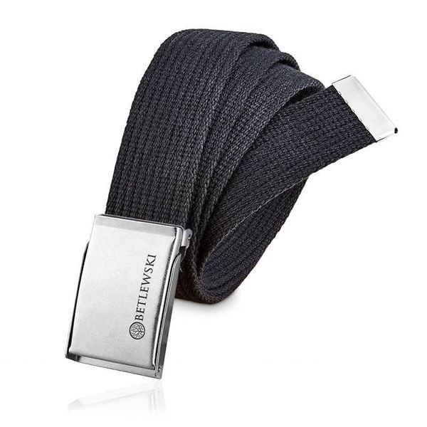 Pasek parciany BETLEWSKI PRCB-01_SR-1 L c. szary. Szare paski męskie Betlewski, bez wzorów, z materiału. Za 44.99 zł.