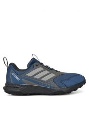 Adidas Trekkingi Tracefinder JI0958 Granatowy. Niebieskie buty do biegania męskie ADIDAS, bez wzorów, z materiału, sportowe, bez obcasa, bez zapięcia. Za 269.99 zł.