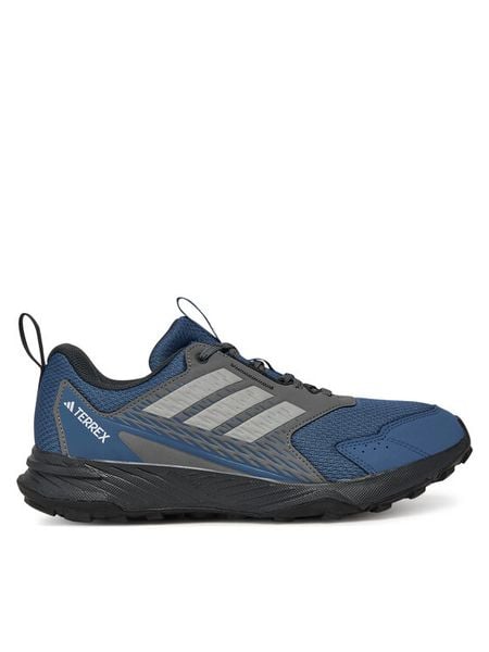 Adidas Trekkingi Tracefinder JI0958 Granatowy. Niebieskie buty do biegania męskie ADIDAS, bez wzorów, z materiału, sportowe, bez obcasa, bez zapięcia. Za 299.99 zł.