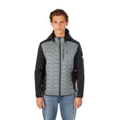 Męska kurtka hybrydowa Aulp CLINT. Szare kurtki męskie Aulp, m, bez wzorów, sportowe, bez ramiączek, bez kaptura. Za 459.99 zł.