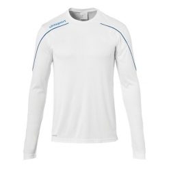 Koszulka sportowa męska Uhlsport Stream 22. Białe t-shirty sportowe męskie Uhlsport, m, bez wzorów, z poliesteru, sportowe, bez ramiączek. Za 117.00 zł.