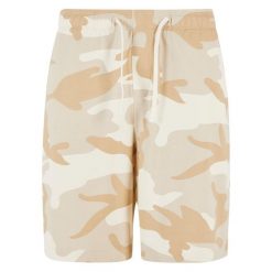 Szorty Urban Classics Easy Camo. Brązowe szorty męskie Urban Classics, bez wzorów, z bawełny. Za 183.50 zł.