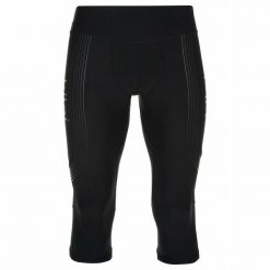 Męskie legginsy 3/4 Kilpi TERRY-M. Czarne legginsy męskie Kilpi, m, bez wzorów, trekkingowe. Za 215.49 zł.