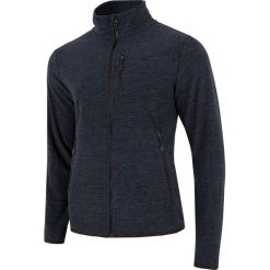 Polar męski PLM001 - ciemny granat melanż. Bluzy z polaru męskie marki 4f. Za 129.99 zł.