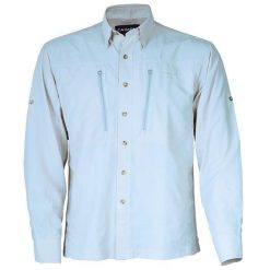 Koszula Taimen Zephyr - Illusion Blue. Niebieskie koszule męskie TAIMEN, bez wzorów, bez kołnierzyka, bez ramiączek. Za 189.99 zł.