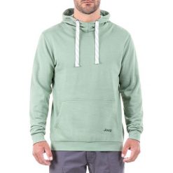Bluza w kolorze zielonym. Bluzy z kapturem męskie marki Jeep. W wyprzedaży za 112.95 zł.