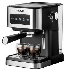 Ciśnieniowy kolbowy Zelmer ZCM6255 czarno-srebrny. Czarne ekspresy ciśnieniowe Zelmer. Za 489.00 zł.