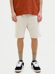 Jack & Jones Szorty sportowe Gordon 12249285 Beżowy Regular Fit. Brązowe szorty sportowe męskie Jack & Jones, bez wzorów, z bawełny, sportowe. Za 59.99 zł.