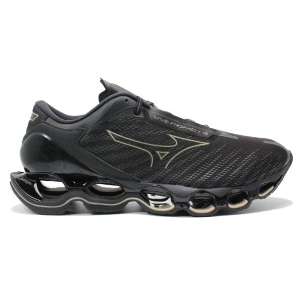 Mężczyźni bieganie buty Mizuno Wave Prophecy, złoty. Żółte buty do biegania męskie Mizuno, bez wzorów, bez zapięcia, do biegania, mizuno wave. W wyprzedaży za 916.40 zł.
