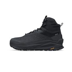 Buty trekkingowe Altra Olympus 6 Hike GTX Mid. Czarne buty trekkingowe męskie Altra, bez wzorów, bez zapięcia, do biegania. Za 930.30 zł.