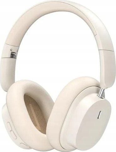 Słuchawki Baseus Bowie D05 kremowe. Białe słuchawki bluetooth Baseus. Za 175.99 zł.