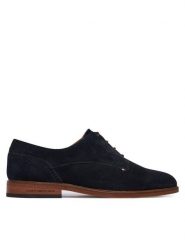Tommy Hilfiger Półbuty Hilfiger Suede Dress Shoe FM0FM05776 Granatowy. Niebieskie codzienne półbuty męskie Tommy Hilfiger, bez wzorów, ze skóry, bez obcasa, bez zapięcia. Za 569.99 zł.