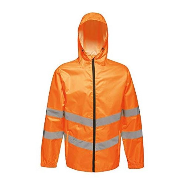 Kurtka Odblaskowa Unisex Dla Dorosłych HiVis Łatwe Pakowanie. Brązowe kurtki męskie Regatta, xl, bez wzorów, sportowe, bez ramiączek, bez kaptura. Za 182.99 zł.