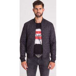 DWUSTRONNA KURTKA EMPORIO ARMANI. Brązowe kurtki męskie Emporio Armani, m, z aplikacjami, z gumy, bez ramiączek, bez kaptura. Za 599.50 zł.