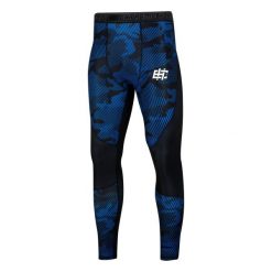 Legginsy sportowe męskie EXTREME HOBBY HAVOC. Niebieskie bielizna termoaktywna męska EXTREME HOBBY, m, bez wzorów, z elastanu, bez ramiączek. Za 229.00 zł.