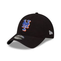Czapka z daszkiem New Era MLB New York Mets. Czarne czapki męskie New Era, bez wzorów, casualowe. Za 177.00 zł.