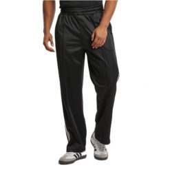 Spodnie dresowe Urban Classics Retro. Czarne spodnie dresowe męskie Urban Classics, bez wzorów, z dresówki. Za 198.00 zł.