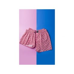 Spodenki do spania dla PARY czerwone serca. Piżamy męskie marki Hisoutfit. Za 149.00 zł.