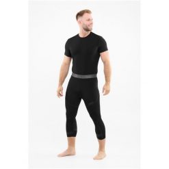 Bielizna męska VIKING Gary Pants 3/4 Bamboo. Czarna bielizna termoaktywna męska Viking, m, bez wzorów, bez ramiączek. Za 119.90 zł.