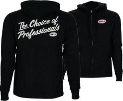 Bell Bluza męska Zip Hoodie Choice of Pros black r. L. Czarne bluzy nierozpinane męskie BELL, l, bez wzorów, bez ramiączek, bez kaptura. Za 319.14 zł.