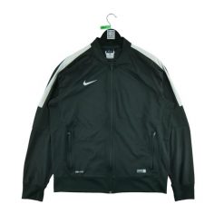 Second life - Kurtka dresowa męska - Stan bardzo dobry. Czarne kurtki męskie Nike, m, bez wzorów, z dresówki, casualowe, bez ramiączek, bez kaptura. Za 114.17 zł.