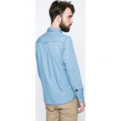 Produkt by Jack & Jones - Koszula. Szare koszule męskie PRODUKT by Jack & Jones, z bawełny, z klasycznym kołnierzykiem, z długim rękawem. W wyprzedaży za 79.90 zł.