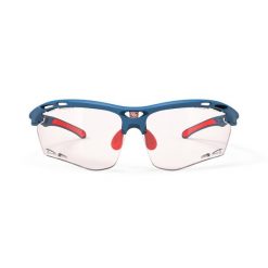 Okulary przeciwsłoneczne do sportu Rudy Project propulse. Niebieskie okulary przeciwsłoneczne męskie Rudy Project, bez wzorów, sportowe. Za 571.50 zł.