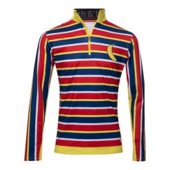 Bluza narciarska Męska Gareth & Lucas The Forty. Czerwone bluzy z polaru męskie GARETH & LUCAS, m, bez wzorów, z elastanu, sportowe, bez ramiączek, bez kaptura. Za 229.99 zł.