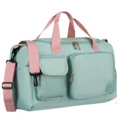 Torba weekendowa Peterson PTN 23032 miętowa. Zielone torby sportowe męskie Peterson, bez wzorów. Za 79.00 zł.