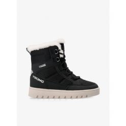 Buty zimowe Viking Footwear Fleek Warm GTX Zip. Czarne buty trekkingowe męskie Viking, na zimę, bez wzorów, sportowe, bez obcasa, bez zapięcia. Za 365.99 zł.