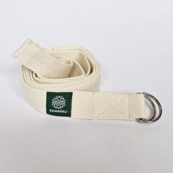 Pasek do jogi z bawełny organicznej Samarali. Brązowe paski męskie SAMARALI, bez wzorów, z bawełny, sportowe. Za 99.00 zł.