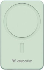 Powerbank Verbatim Charge 'n' Go Essentials Magnetic Wireless 5000mAh USB-C PD 3.0 Green. Zielone powerbanki Verbatim. Za 121.84 zł.