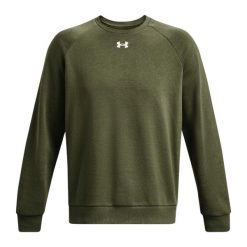 Bluza Męska Polar Dekolt W Szpic. Zielone bluzy z polaru męskie Under Armour, m, bez wzorów, z polaru, bez ramiączek, bez kaptura. Za 292.99 zł.