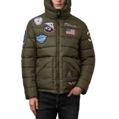 Kurtka BLAUER ACADEMY CLOVER Zielony. Zielone kurtki męskie Blauer, bez wzorów, z tkaniny, bez ramiączek, bez kaptura. Za 1,172.99 zł.