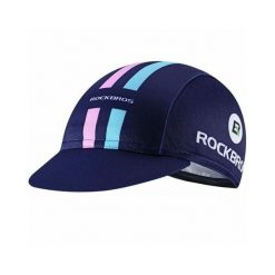 Czapka rowerowa Rockbros MZ100. Niebieskie czapki męskie ROCKBROS, bez wzorów, sportowe. Za 49.99 zł.