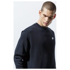 Nike Bluza M Nsw Club Crw Bb , czarny, rozmiar M. Czarne bluzy nierozpinane męskie Nike, m, bez wzorów, bez ramiączek, bez kaptura. Za 159.99 zł.