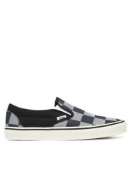 Vans Tenisówki Classic Slip-On VN000D5PBMA1 Czarny. Czarne trampki męskie Vans, bez wzorów, z materiału, bez zapięcia. Za 229.99 zł.