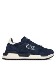 EA7 Emporio Armani Sneakersy 7X000380 AF19175 MZ157 Granatowy. Niebieskie buty sportowe na co dzień męskie EA7 Emporio Armani, m, bez wzorów, ze skóry, bez ramiączek, bez kaptura. Za 749.99 zł.
