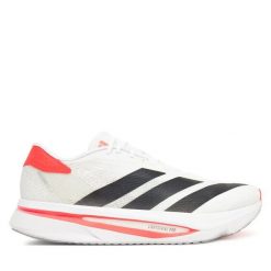 Buty do biegania adidas. Białe buty do biegania męskie ADIDAS, bez wzorów, bez zapięcia, do biegania. Za 479.99 zł.
