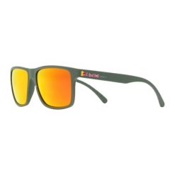 Okulary przeciwsłoneczne Red Bull Spect Edge - olive green/brown/red. Zielone okulary przeciwsłoneczne męskie RED BULL SPECT EYEWEAR, bez wzorów, sportowe. Za 256.99 zł.