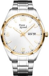 Zegarek męski Pierre Ricaud P91107.2153Q srebrny. Szare zegarki męskie Pierre Ricaud, srebrne. Za 425.00 zł.