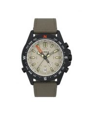 Timex Zegarek Tide-Temp-Compass 43mm Eco-Friendly Strap TW2V21800 Czarny. Czarne, analogowe zegarki męskie Timex. Za 759.99 zł.