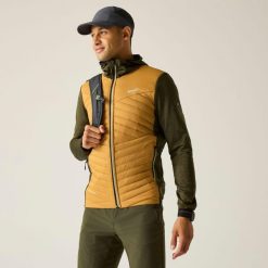 Męska kurtka pikowana Andreson Marl Hybrid. Żółte kurtki męskie Regatta, m, bez wzorów, z poliamidu, bez ramiączek, bez kaptura. W wyprzedaży za 229.99 zł.