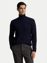 Polo Ralph Lauren Golf 710876836005 Granatowy Regular Fit. Niebieskie kardigany męskie Polo Ralph Lauren, m, bez wzorów, z wełny, bez ramiączek. Za 659.99 zł.