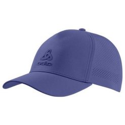 Czapka z daszkiem unisex ODLO Performance Snapback. Fioletowe czapki męskie Odlo, bez wzorów, sportowe. W wyprzedaży za 143.99 zł.