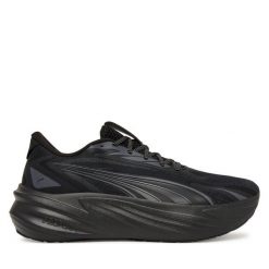 Buty do biegania Puma. Czarne buty do biegania męskie Puma, bez wzorów, bez zapięcia, do biegania. Za 379.99 zł.