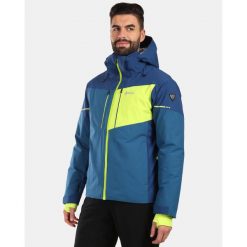 Męska kurtka narciarska Kilpi TONNSI-M. Niebieskie kurtki narciarskie i snowboardowe męskie Kilpi, na zimę, m, bez wzorów, bez kaptura, narciarskie. Za 669.93 zł.